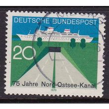 GERMANY 1970 75th ANNIV KIEL CANAL 20pf USED SG1528