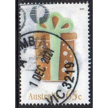 Australia 2021 Christmas - Gingerbread Xmas Gift 65c Sheet Used