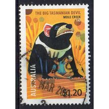 Australia 2023 Aussie Big Things - Big Tasmanian Devil, Tasmania $1.20 Sht Used