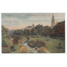 Surrey Gardens Bournemouth Dorset Pelham Series Postcard 465a