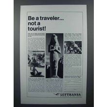 1964 Lufthansa Airlines Ad - Be A Traveler