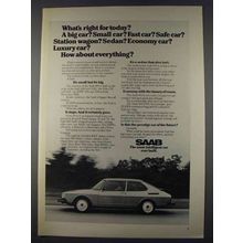 1980 Saab 900 Car Ad - What's Right for Today?