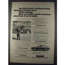1980 Saab 900 Car Ad - You Think You're Confused