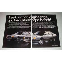 1986 Volkswagen Quantum Sedan and Synchro Wagon Ad