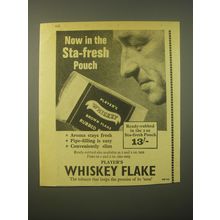 1965 Player's Whiskey Flake Ad - Now in the Sta-fresh pouch