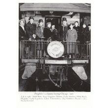 Sergei Diaghilev Ballet Russo Travelling Show WW1 Photo Postcard