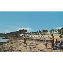 Friars Cliff Mudeford Dorset 1970s Postcard