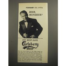 1956 Carlsberg Beer Ad