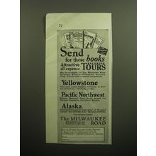 1928 Milwaukee Road Railroad Ad - Attractive all expense Escorted Tours