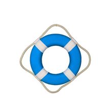 Pack Of 2] Vibrant Light Blue Decorative Lifering with White Bands 10""