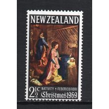 New Zealand - 1969 - Christmas (sg905a) (No Wmk) Mint Hinged
