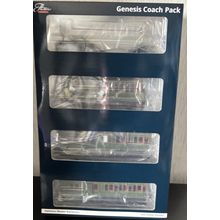 Hattons H4-46Pack-701 4 Genesis coaches (4BT, 4T, 6CL, 6BT) in SR Olive Green