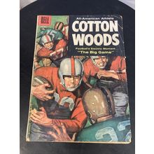 DELL FOUR COLOR #837-COTTON WOODS-1957-CLASSIC RAY GOTTO ARTWORK-RARE VARIANT GD