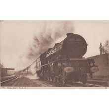 Royal Scot LMS Train Railways Railway Antique Postcard