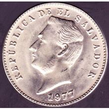 1977 El Salvador 10 Centavos Coin
