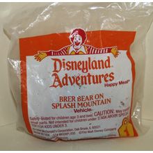 1995 McDonalds Disneyland Adventures #1 Brer Bear on Splash Mtn. Mint in Package