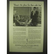 1938 Metropolitan Life Insurance Ad - Home's The Place