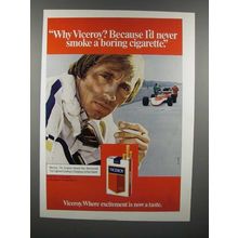 1976 Viceroy Cigarette Ad - Never Smoke Boring