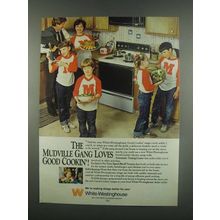 1984 White-Westinghouse Good Cookin' Range Ad