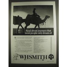 1984 WHSmith Books Ad - Read About Journeys