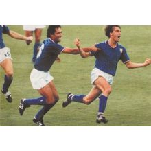 Scotland Vs Spain Winning Goal 1982 World Cup Football Postcard