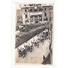 Royal Procession Cockspur Street London Shows White Star Line Office Postcard C