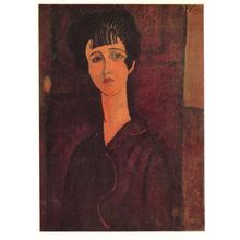 Amadeo Modigliani Portrait Of A Girl London Tate Gallery Painting Postcard