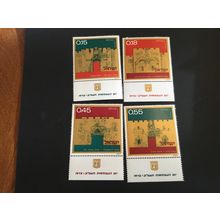 ICOLLECTZONE Israel 487-92, 491 tab sets VF NH