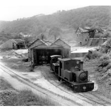 Old Trains 4 coal mine train Poster Canvas Movie Film Print A0 A1 A2 A3 A4 A5 A6