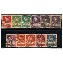 1914/1933 11 different values - #47 fine used (o)