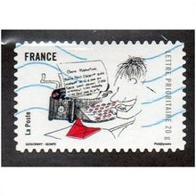 FRA 2009 (56c)(S/A) 'SOURIRES - NICOLAS(TYPEWRITER)' FINE USED (EBID21253)