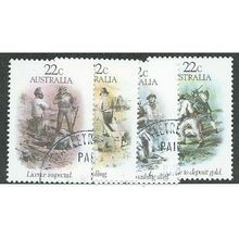 AUS 1981 (SET) 'GOLD RUSH ERA '(4v) FINE USED (EBID36-810)