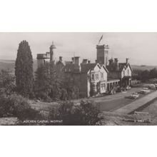 Auchen Castle Moffat Real Photo Postcard