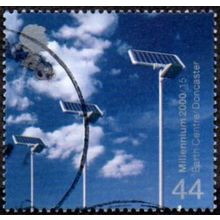 2000 Millennium Projects. (4) 44p Value Life & Earth. Solar Sensors. Fine Used