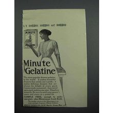 1913 Minute Gelatine Ad!