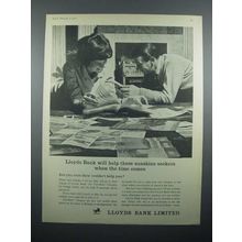 1960 Lloyds Bank Limited Ad - Sunshine Seekers