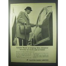 1960 Lloyds Bank Limited Ad - Helping This Director