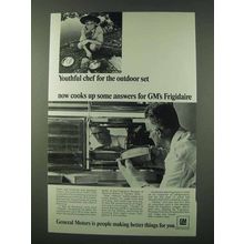 1967 General Motors Ad - Youthful Chef Outdoor Set