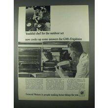 1967 General Motors Ad - Youthful Chef for Outdoor Set