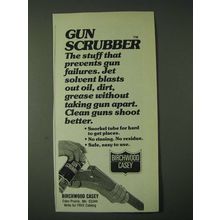 1980 Birchwood Casey Gun Scrubber Ad - The stuff that prevents gun failures