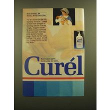 1988 Curel Lotion Ad - Most Women Agree Curel Ends Dry Skin
