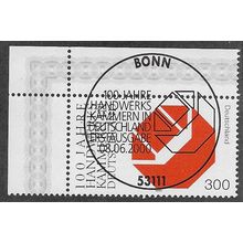 GER 2000 300pf 'CHAMBERS OF HANDICRAFTS (CORNER MARGIN)' FINE USED (EBID53-905)