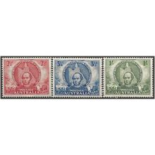 Australia 1946 Mitchell Centenary Set SG216-218 Mounted Mint . .. .