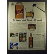 1964 Johnnie Walker Red Label Scotch Ad - The flavour