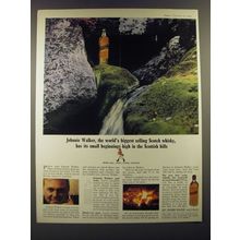 1964 Johnnie Walker Red Label Scotch Ad - the world's biggest selling