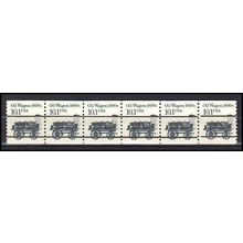 2130c 10.1c Oil Wagon Very Fine MNH Dry Gum PNC 1/6 Gap 2R Blk L02525