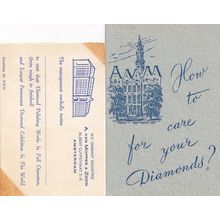 Moppes & Zoon Diamond Polishers Amsterdam Holland Ephemera