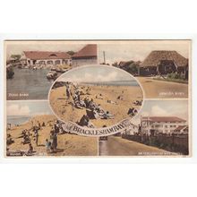 Multiview of Bracklesham Bay Postcard West Sussex