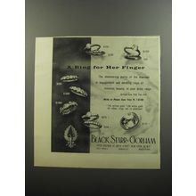 1956 Black, Starr & Gorham Jewelry Ad - A ring for her finger