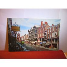BRIDGE STREET, CHESTER, CHESHIRE. unused postcard dated 1970 #